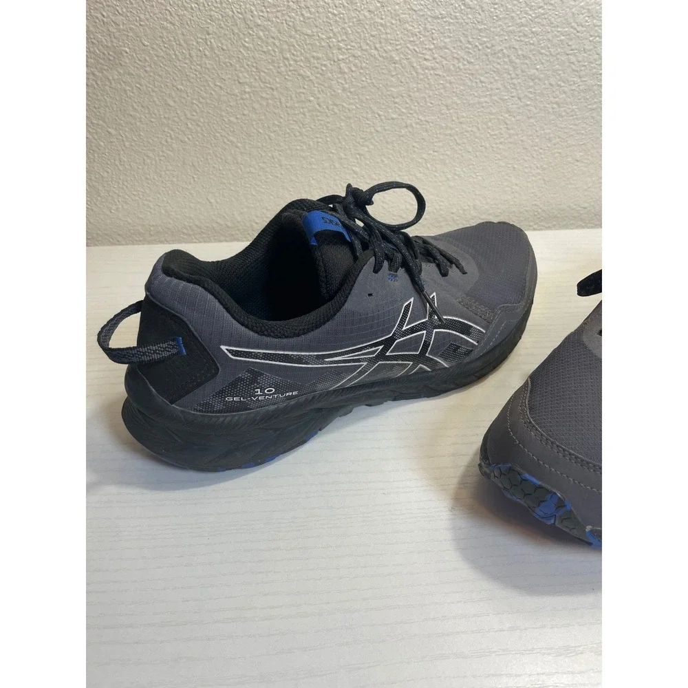 ASICS GEL-VENTURE 10 Men's Trail Running Shoes Grey Blue Size 9‎ UK 8
